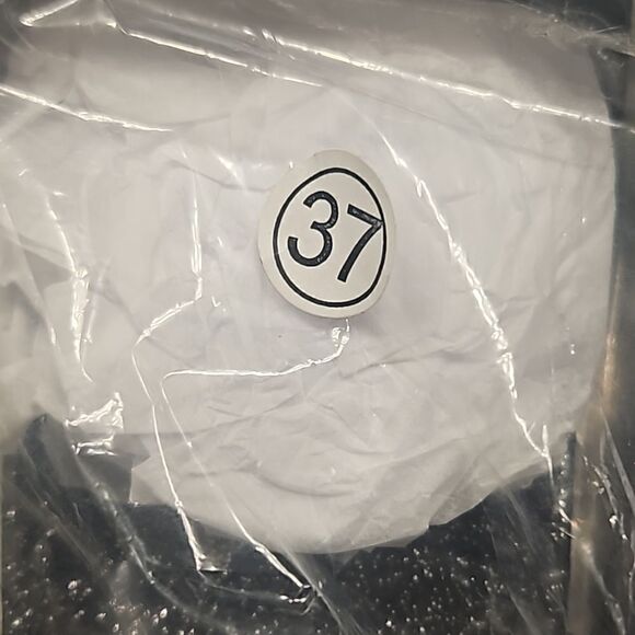 Anti Social Social Club Black Glitter Jelly Slide Sandals size 7 - Picture 3 of 3